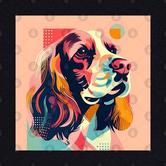 70s Sussex Spaniel Vibes: Pastel Pup Parade by NatashaCuteShop